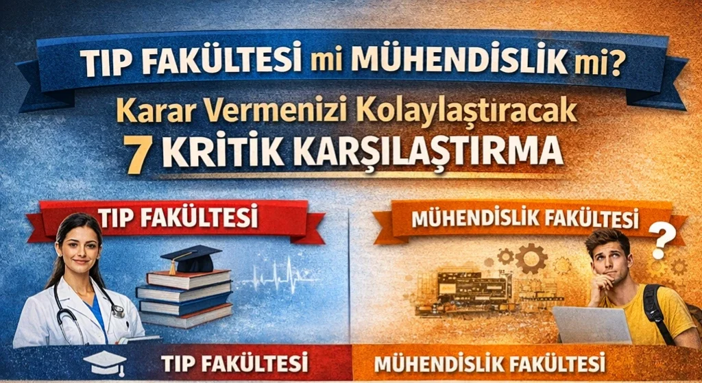 Tıp Fakültesi mi Mühendislik mi? Karar Vermenizi Kolaylaştıracak 7 Kritik Karşılaştırma